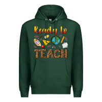 Sports Green ready to teach Premium Hoodie - NancyCooperArtShop