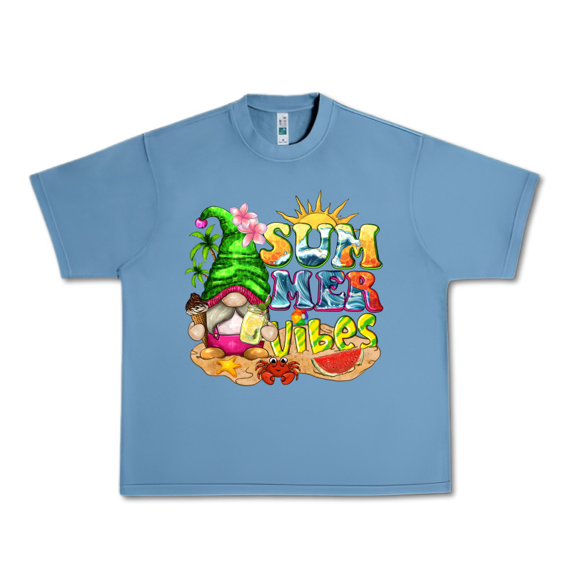 Summer Vibes Gnome Tbw Urban Heavy Tee by texasbilliewilder | Teevron