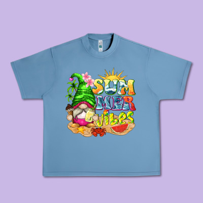 Summer Vibes Gnome Tbw Urban Heavy Tee Designed By Texasbilliewilder