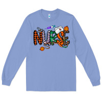 Colony Blue nurse halloween Long Sleeve Tee - CowhideDigitalArt