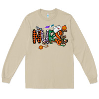 Mushroom nurse halloween Long Sleeve Tee - CowhideDigitalArt