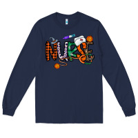 Navy nurse halloween Long Sleeve Tee - CowhideDigitalArt