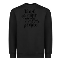 Black kind Heavyweight Sweatshirt - Unal Design