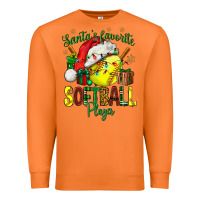 Carrot Santa's Favorite Softball player Premium Sweatshirt - NancyCooperArtShop