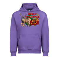 Tulip Merry Christmas Deer Urban Hoodie - LillyAllenDesigns