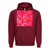 Burgundy valentines day marble seamless pattern Zipper Hoodie - BundleAndBundleShop
