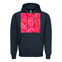 Navy valentines day marble seamless pattern Zipper Hoodie - BundleAndBundleShop