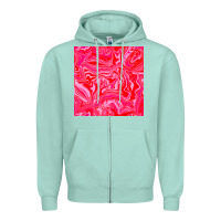 Seafoam valentines day marble seamless pattern Zipper Hoodie - BundleAndBundleShop