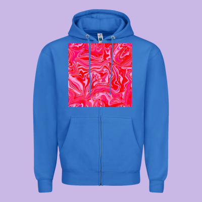 Valentines Day Marble Seamless Pattern Zipper Hoodie Designed By Bundleandbundleshop