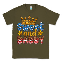 Army Green usa sweet and sassy Classic Tee - HRA Design Shop