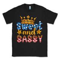 Black usa sweet and sassy Classic Tee - HRA Design Shop