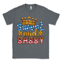 Charcoal Heather usa sweet and sassy Classic Tee - HRA Design Shop