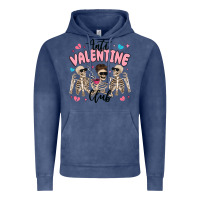 Vintage Denim anti valentine club Vintage Hoodie - MaliasSmallBusiness