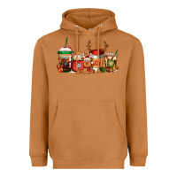 Meerkat Reindeer Christmas Coffee Cups Heavyweight Hoodie - Jasminsmagicworld