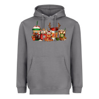 Storm Reindeer Christmas Coffee Cups Heavyweight Hoodie - Jasminsmagicworld