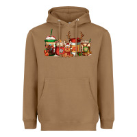 Toasted Coconut Reindeer Christmas Coffee Cups Heavyweight Hoodie - Jasminsmagicworld
