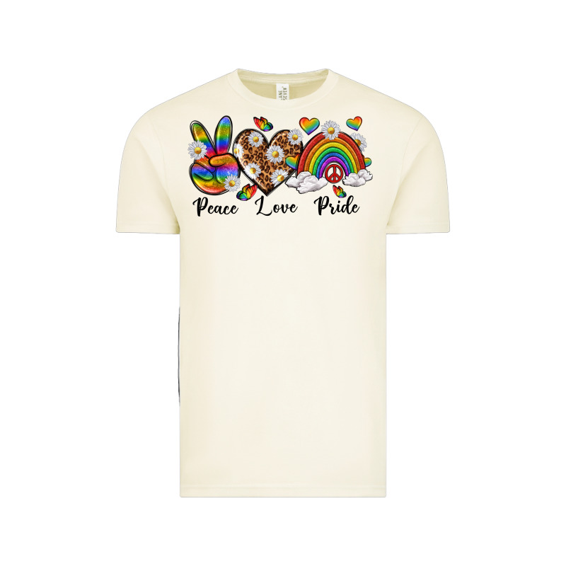 Peace Love Pride Vintage Tee by texasbilliewilder | Teevron
