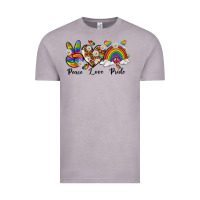 Vintage Zinc peace love pride Vintage Tee - texasbilliewilder
