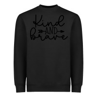 Black kind Heavyweight Sweatshirt - Unal Design