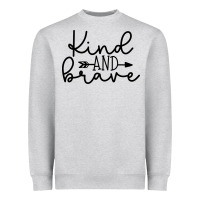 Heather Grey kind Heavyweight Sweatshirt - Unal Design