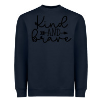 Navy kind Heavyweight Sweatshirt - Unal Design
