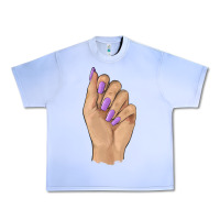 Grape Ice nail Urban Heavy Tee - BarkalooDesign