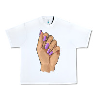 White nail Urban Heavy Tee - BarkalooDesign