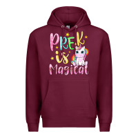 Burgundy pre k is magical Premium Hoodie - NancyCooperArtShop