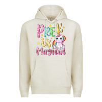 Oatmeal Heather pre k is magical Premium Hoodie - NancyCooperArtShop