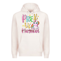 Pale Pink pre k is magical Premium Hoodie - NancyCooperArtShop