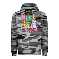 Slate Camo pre k is magical Premium Hoodie - NancyCooperArtShop