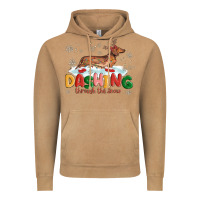 Vintage Camel dachshund through the snow Vintage Hoodie - MaliasSmallBusiness