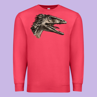 Deinonychus Face Premium Sweatshirt Designed By Lillyallendesigns