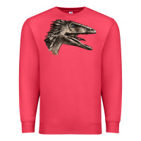 Cardinal Deinonychus Face Premium Sweatshirt - LillyAllenDesigns