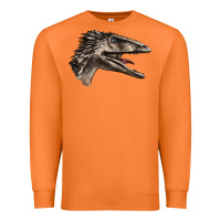 Carrot Deinonychus Face Premium Sweatshirt - LillyAllenDesigns