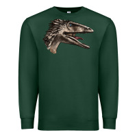 Sports Green Deinonychus Face Premium Sweatshirt - LillyAllenDesigns