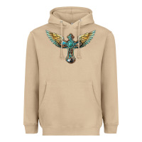 Mushroom western cross wings Heavyweight Hoodie - BarkalooDesign