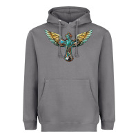 Storm western cross wings Heavyweight Hoodie - BarkalooDesign