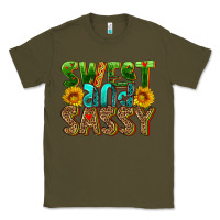Army Green sweet and sassy Classic Tee - HRA Design Shop