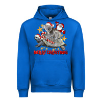 Cobalt Merry Christmas Tortoise And Koala Urban Hoodie - LillyAllenDesigns