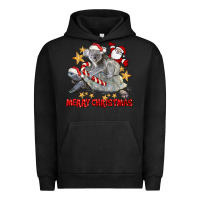 Pigment Black Merry Christmas Tortoise And Koala Urban Hoodie - LillyAllenDesigns