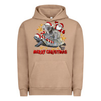 Pigment Burro Merry Christmas Tortoise And Koala Urban Hoodie - LillyAllenDesigns