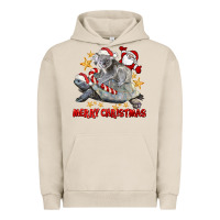 Pigment French Oak Merry Christmas Tortoise And Koala Urban Hoodie - LillyAllenDesigns