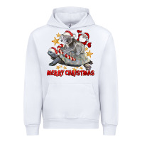 White Merry Christmas Tortoise And Koala Urban Hoodie - LillyAllenDesigns