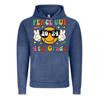 Vintage Denim peace out 2024 4th grade Vintage Hoodie - JahusDesignShop