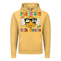 Vintage Mustard peace out 2024 4th grade Vintage Hoodie - JahusDesignShop