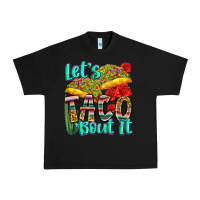Black let's taco bout it Urban Heavy Tee - Zillion Design Studio