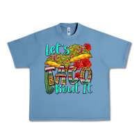 Pebble Blue let's taco bout it Urban Heavy Tee - Zillion Design Studio