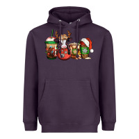 Plum christmas baby calf coffee cups Heavyweight Hoodie - Jasminsmagicworld