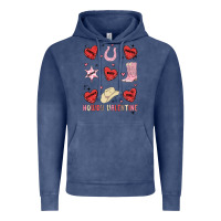 Vintage Denim howdy valentine copy Vintage Hoodie - MaliasSmallBusiness